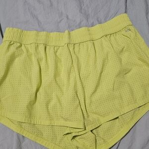 DSG Yellow Athletic Shorts Lightweight Breathable